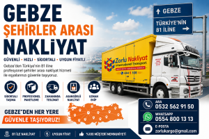 Gebze Şehirler Arası Nakliyat | Nakliye Fiyatları Ne Kadar? 1 Gebze Şehirler Arası Nakliyat